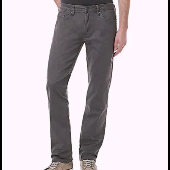 Buffalo David Bitton SAM-X Slim Straight Stretch Men's Gray Pants Size 3… - Picture 1 of 14